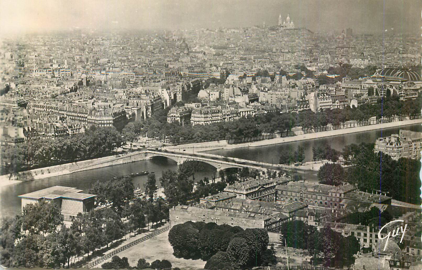 CPM Paris et ses Merveilles Panorama sur Paris vue prise de la Tour Eiffel