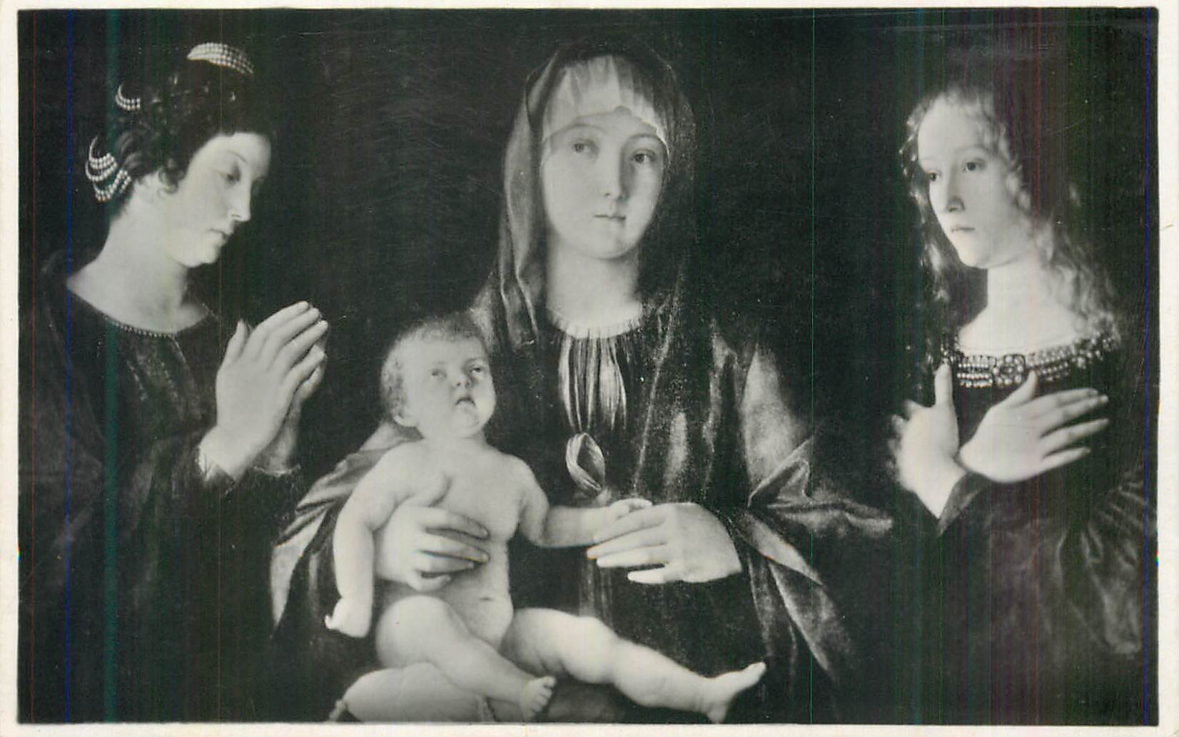 CPM Venezia Gallerie Giovanni Bellini Madonna Fra Sante