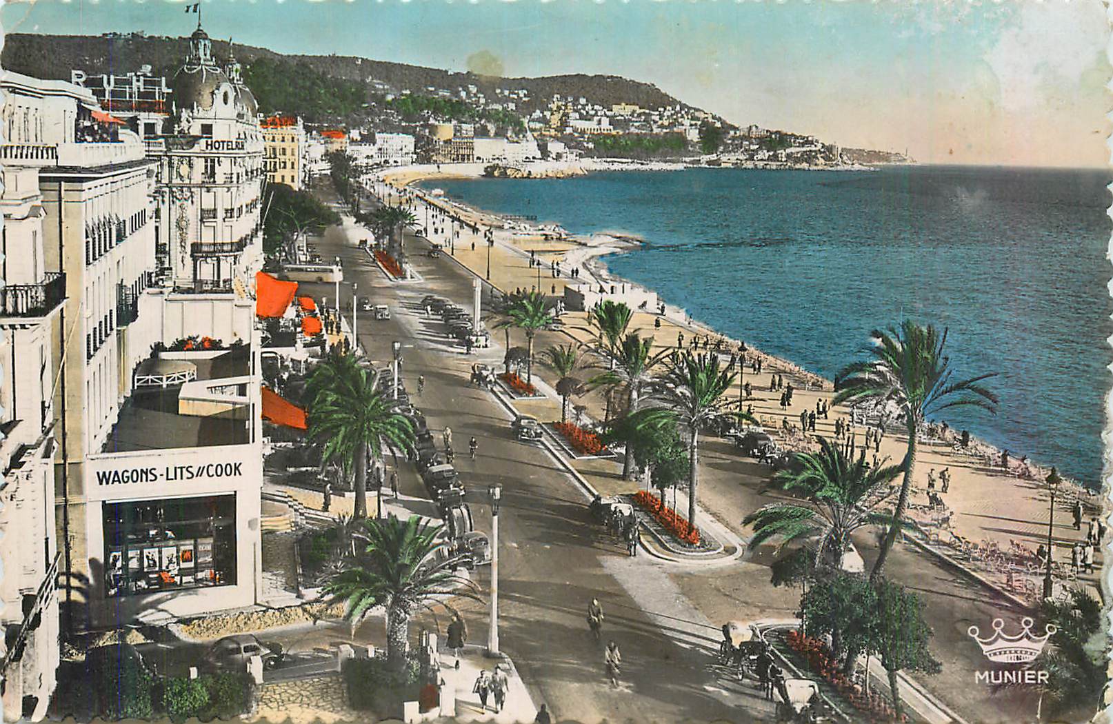 CPM Nice Promenade des Anglais Wagons Lit Cook