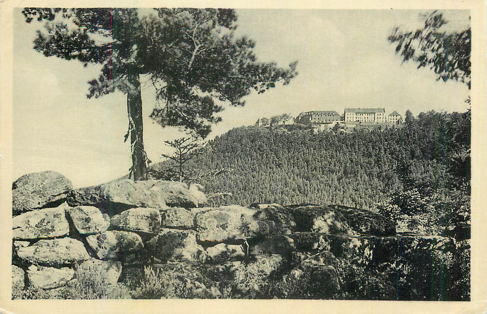 Château de Schlossstein — vue panoramique — éditeur non identifié
