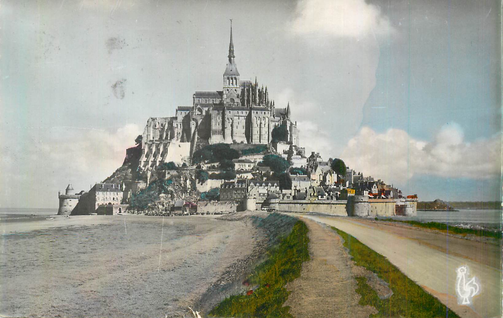 Mont Saint-Michel — vue panoramique — éditeur non identifiable