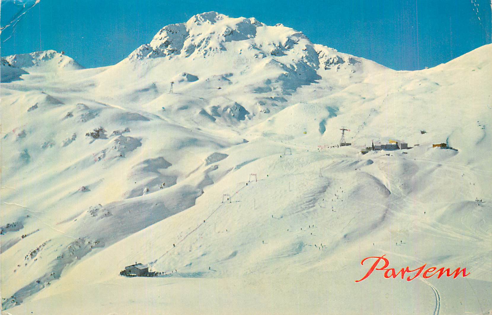 CPM Davos Parsenn Blick auf Parsennhutte 2200 m