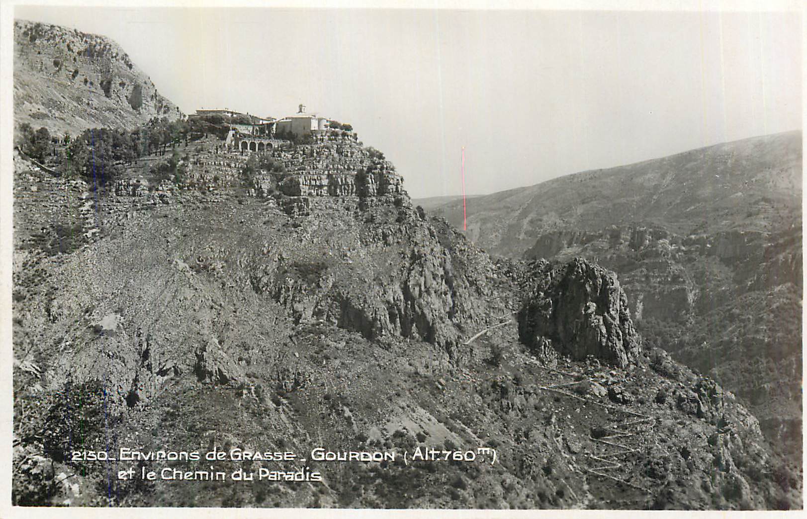 Environs de Grasse — Gourdon (Alt. 760m) et le Chemin du Paradis