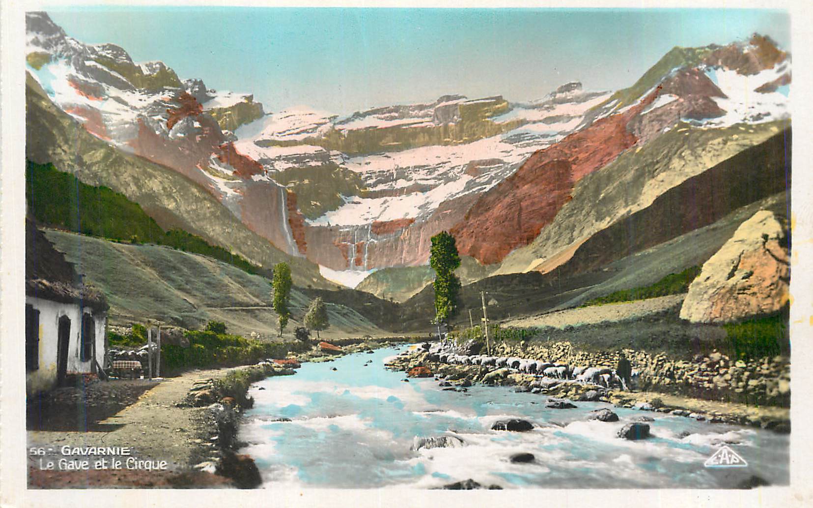 CPM Gavarnie Le Gave et le Cirque
