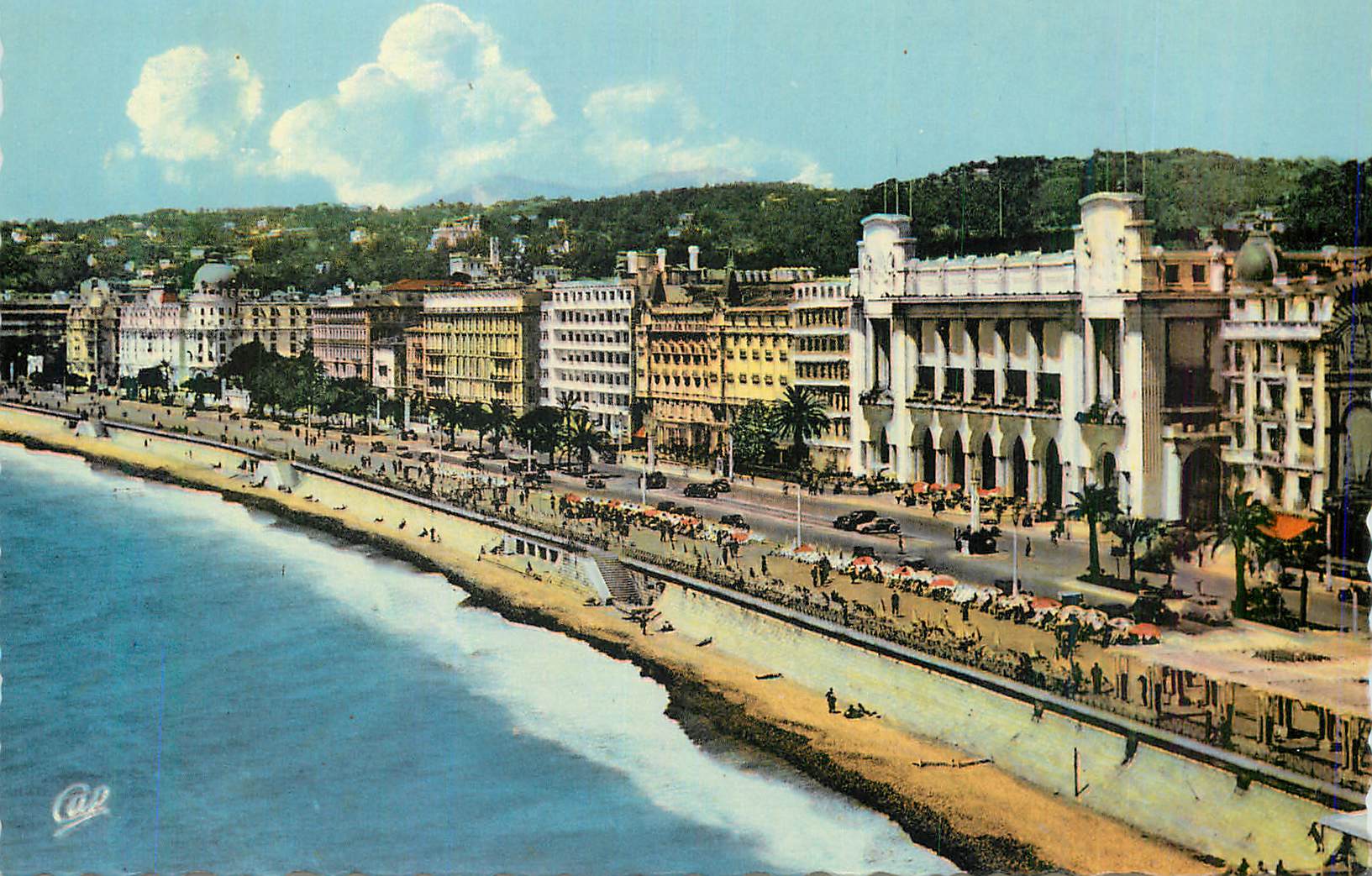 CPM Nice Palais de la Mediterranee et Promenade des Anglais