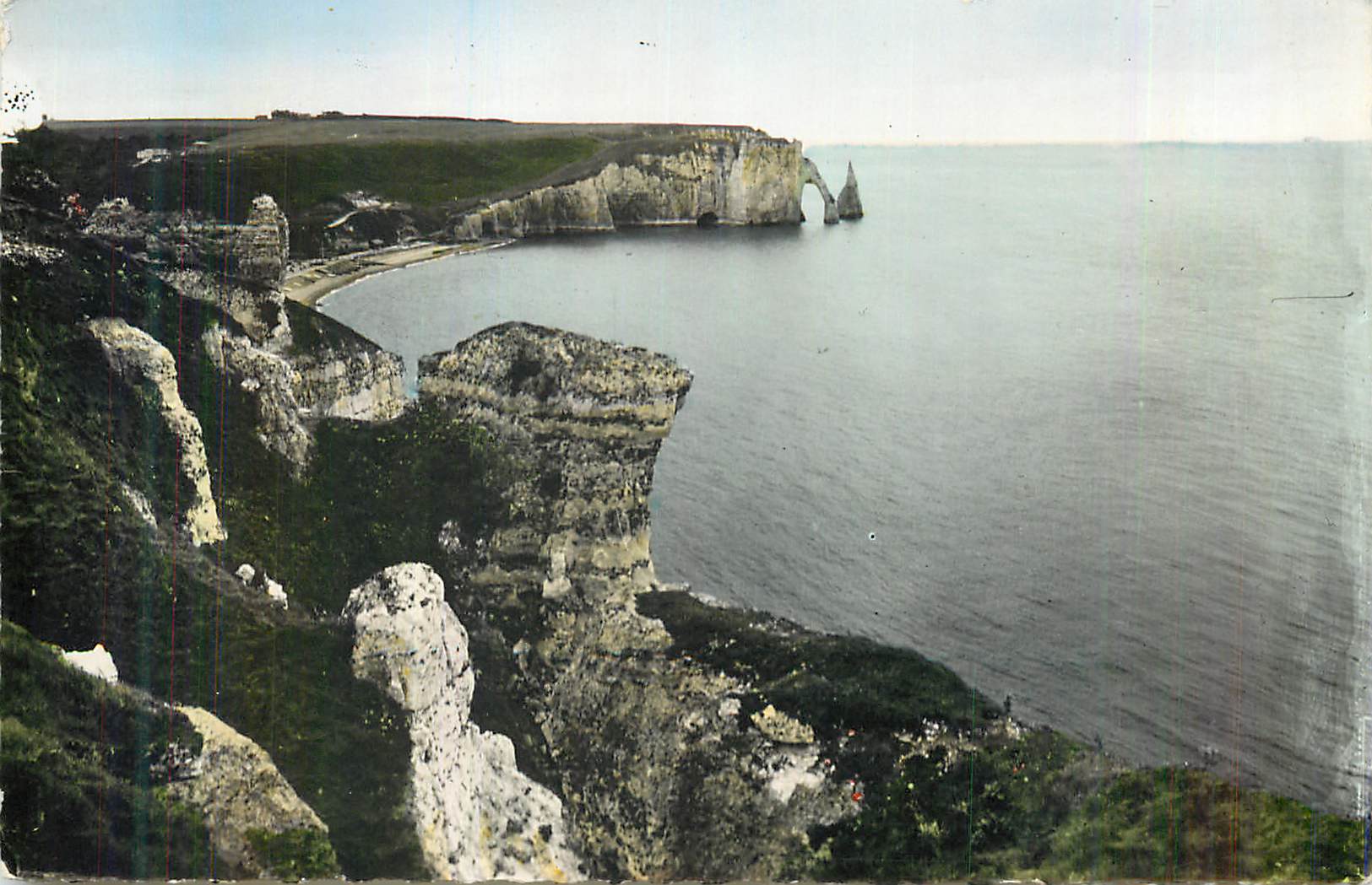 CPM Etretat (Seine Maritime) Vue des Falaises d'Amont