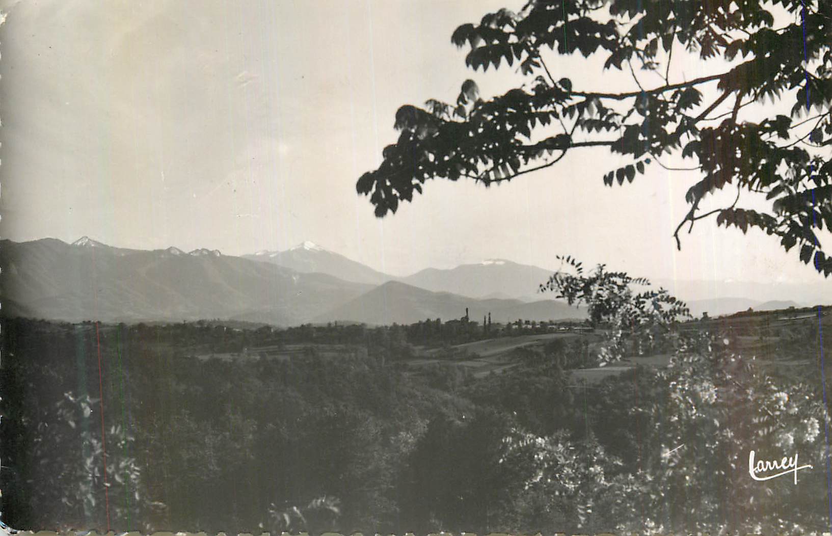 CPM Betchat (Ariege) Vue sur la Chaine des Pyrenees