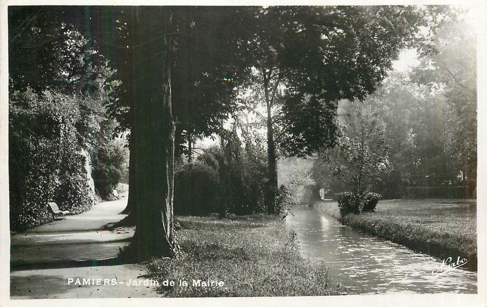 CPM Pamiers Jardin de la Mairie