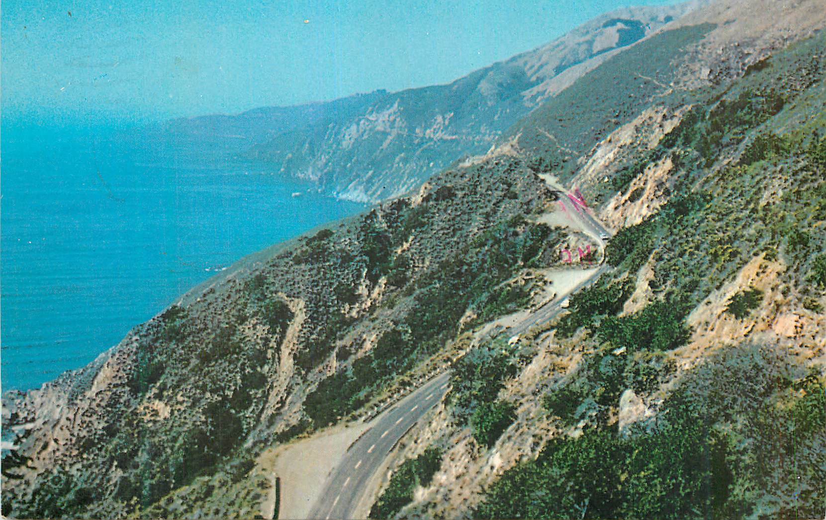 CPM Looking North from Partington Ridge Big sur Calif on Highway South of Carmel