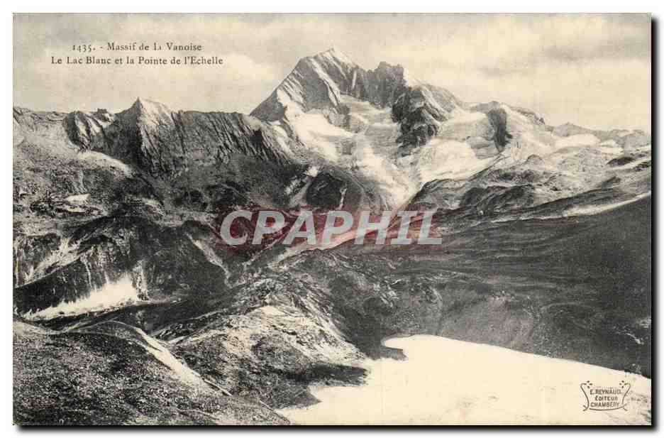Massif de la Vanoise — Le Lac Blanc et la Pointe de l'Échelle — L. Reynaud, Éditeur, Chambery