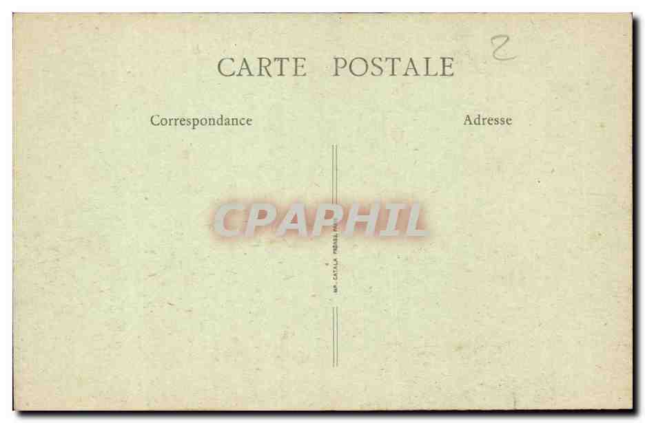 Lyon CPA Fontaine Bartholdi erigee en 1892 — Verso