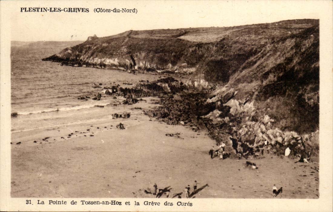 Plestin-les-Grèves (Côtes-du-Nord) — La Pointe de Tossen-an-Hoz et la Grève des Curés — n°31
