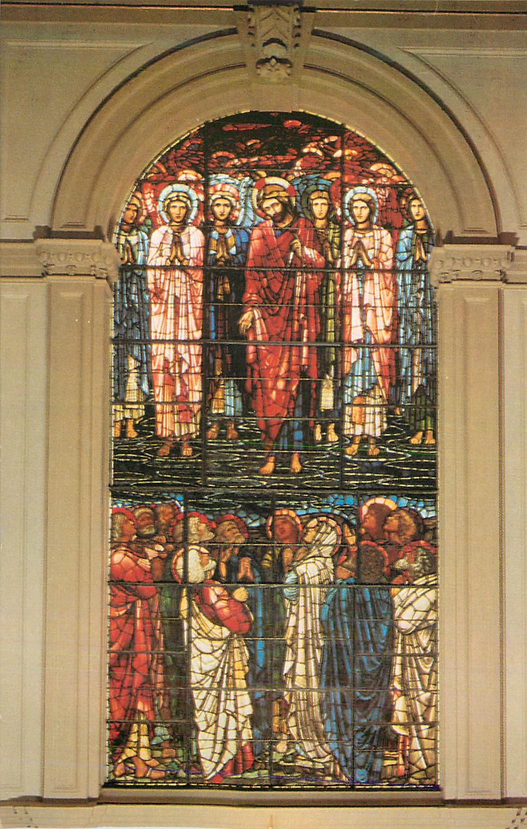 CPM Birmingham Cathedral The Burne Jones Ascencion Window 