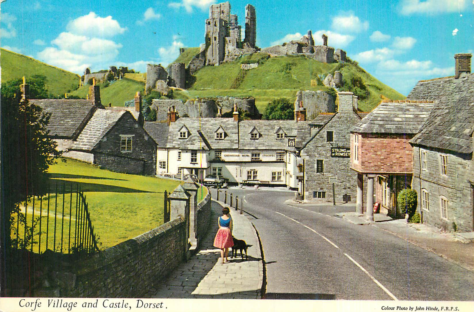 CPM Corfe Village and Castle Dorset 