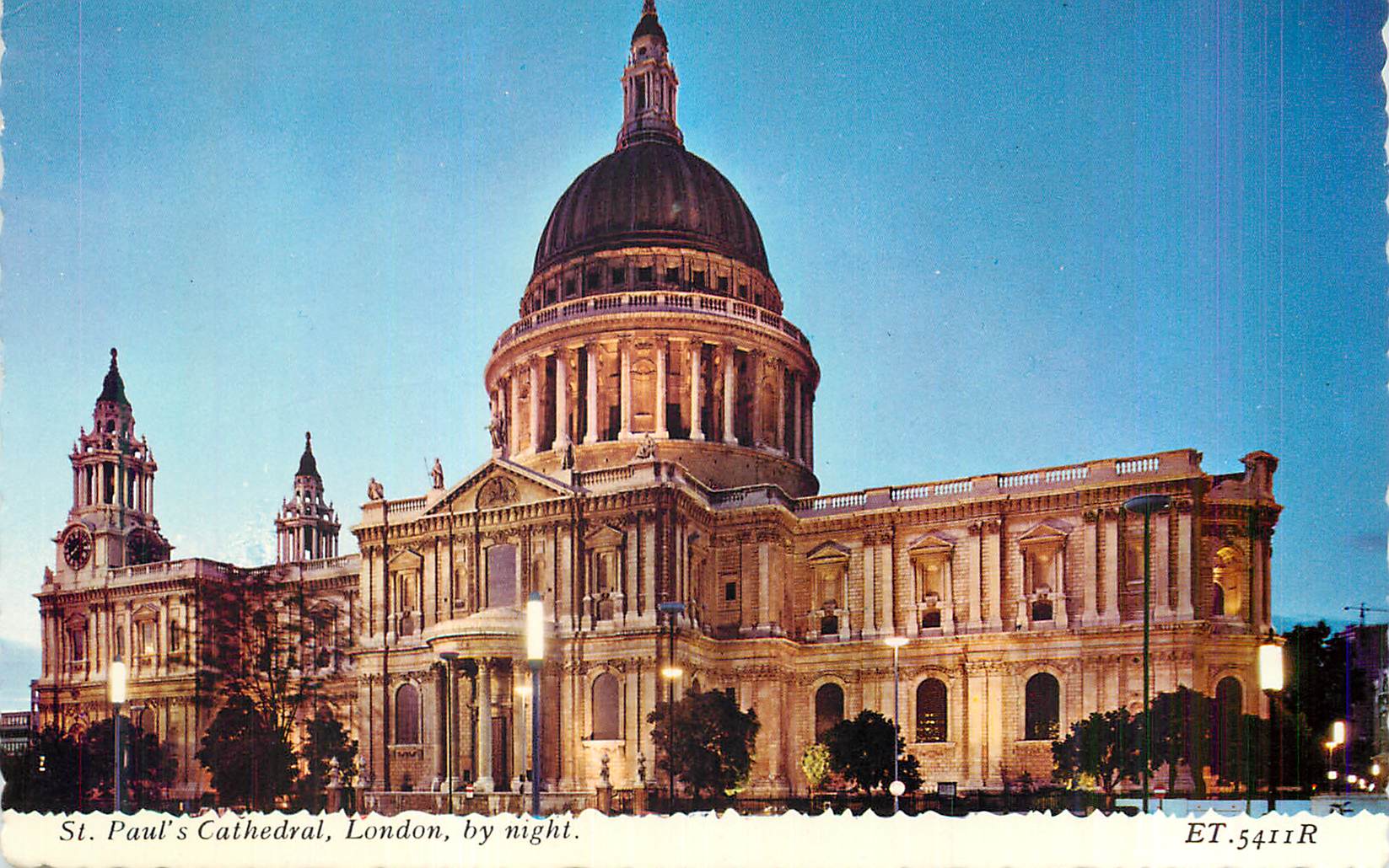 CPM St Pauls Cathedral London by night 
