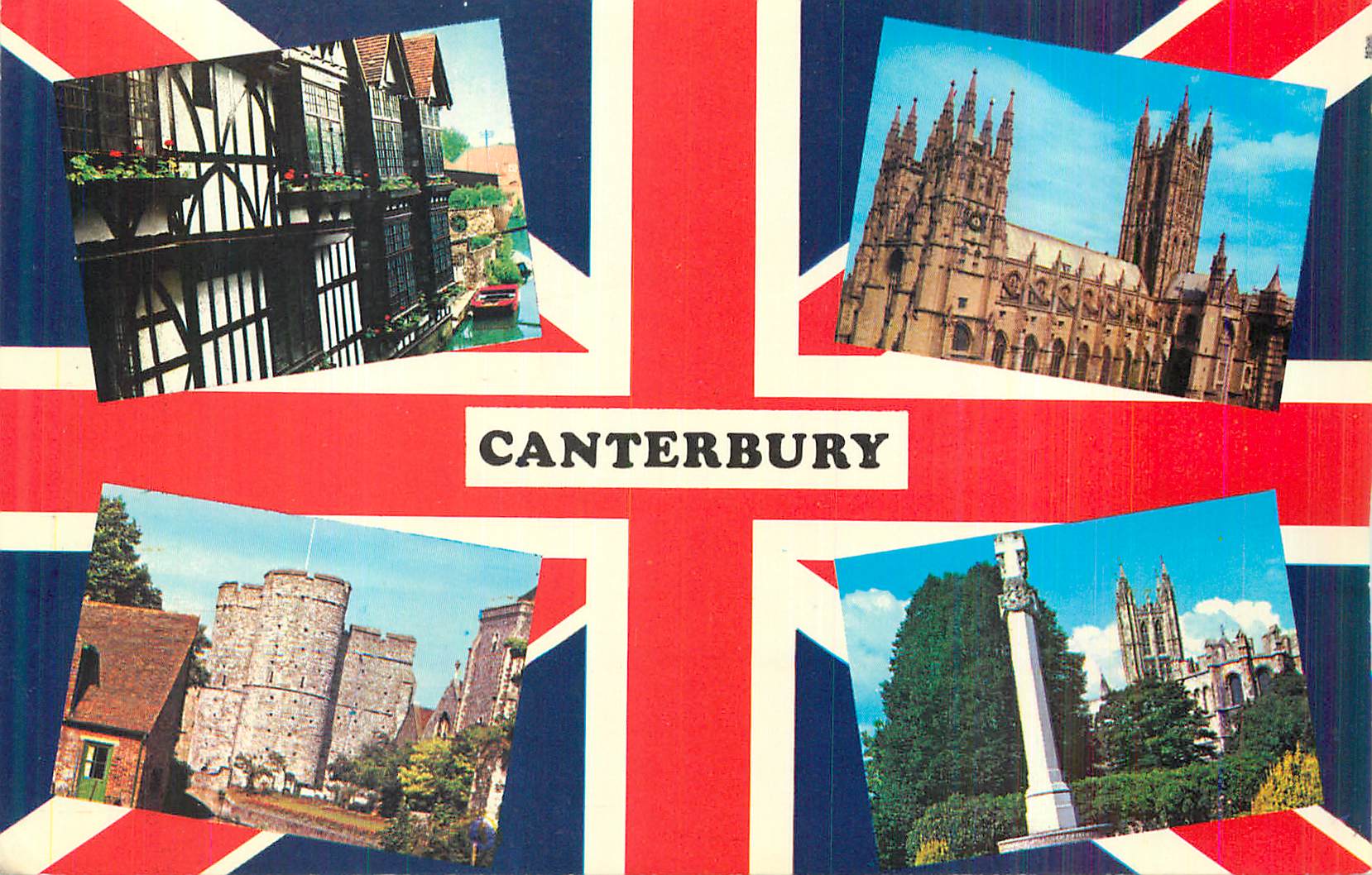 CPM Canterbury The Cathedral The weaver Cathedral and war memorial The Westgate 