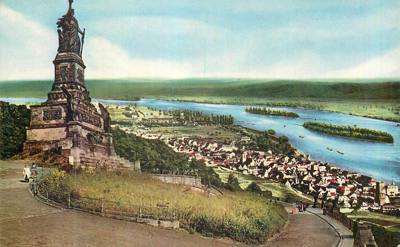 CPM Vue sur le Marksburg Farbaufnahme Horst Ziethen 