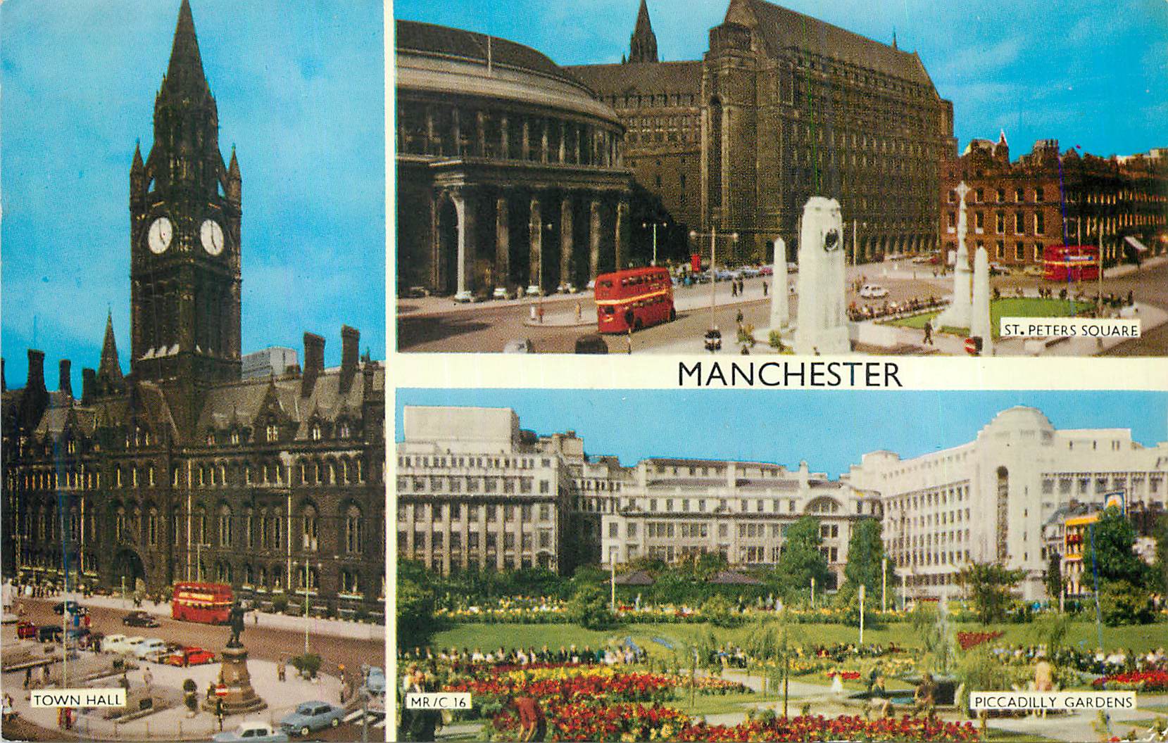 CPM St Peters Square Town Hall Piccadilly gardens Manchester 
