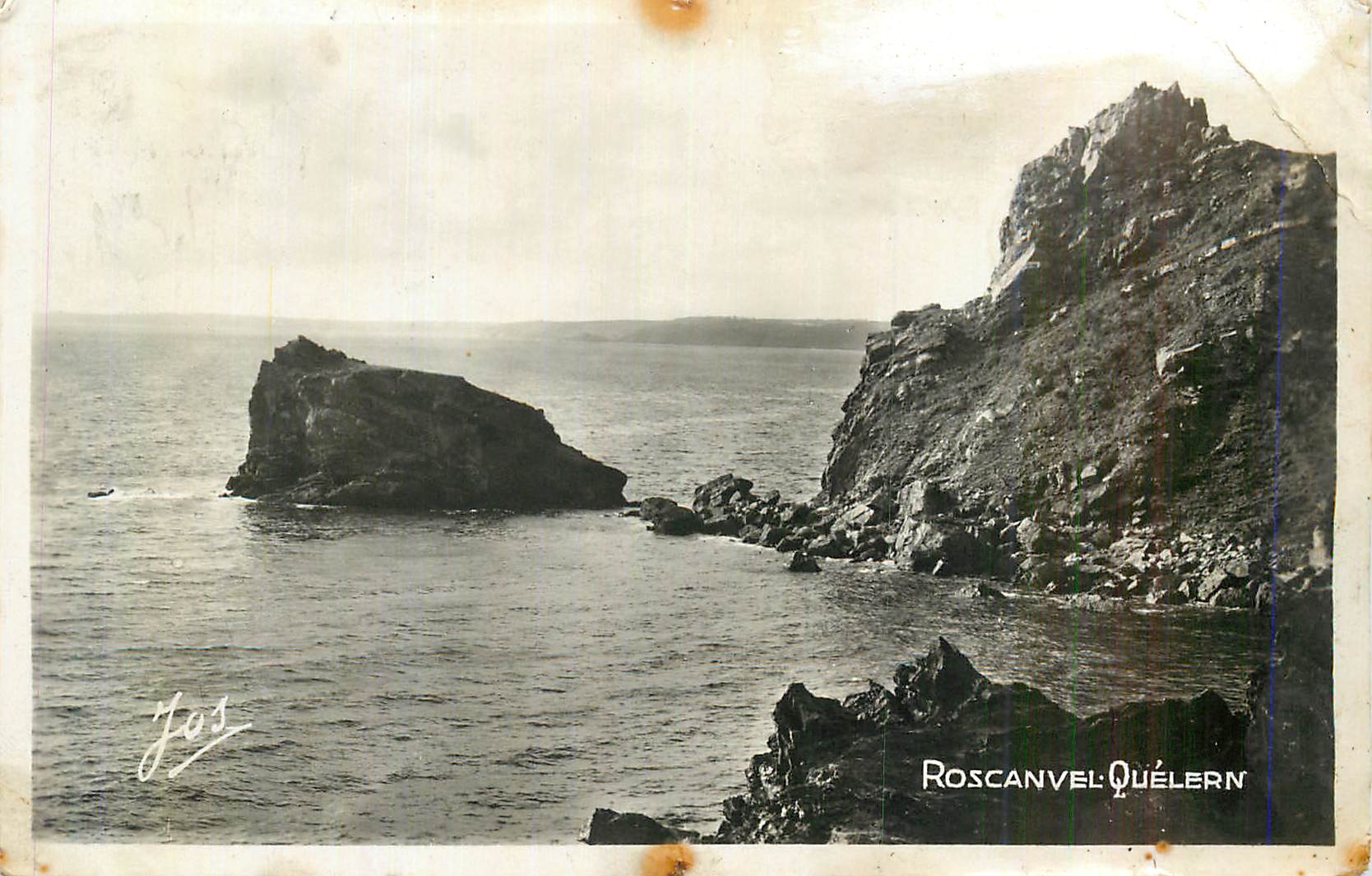 Roscanvel-Quélern — Rochers et falaises côtières — Jos
