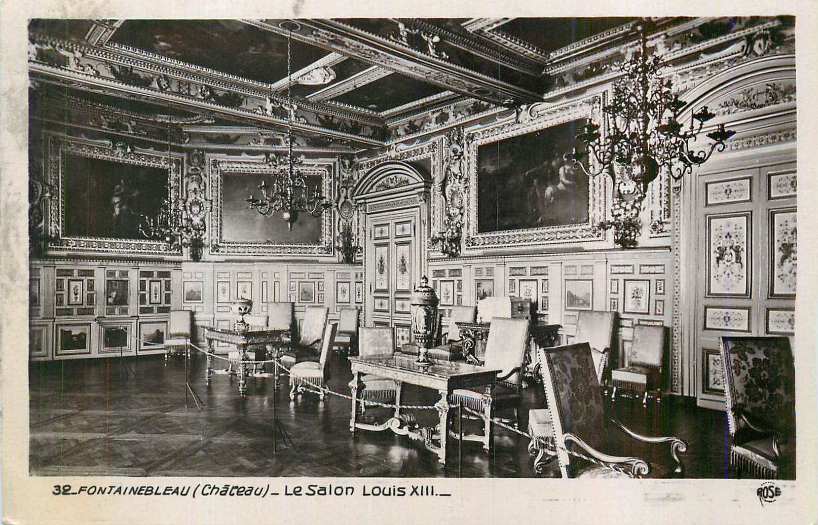 Fontainebleau (Castillo) — El Salón de Luis XIII — Rosa