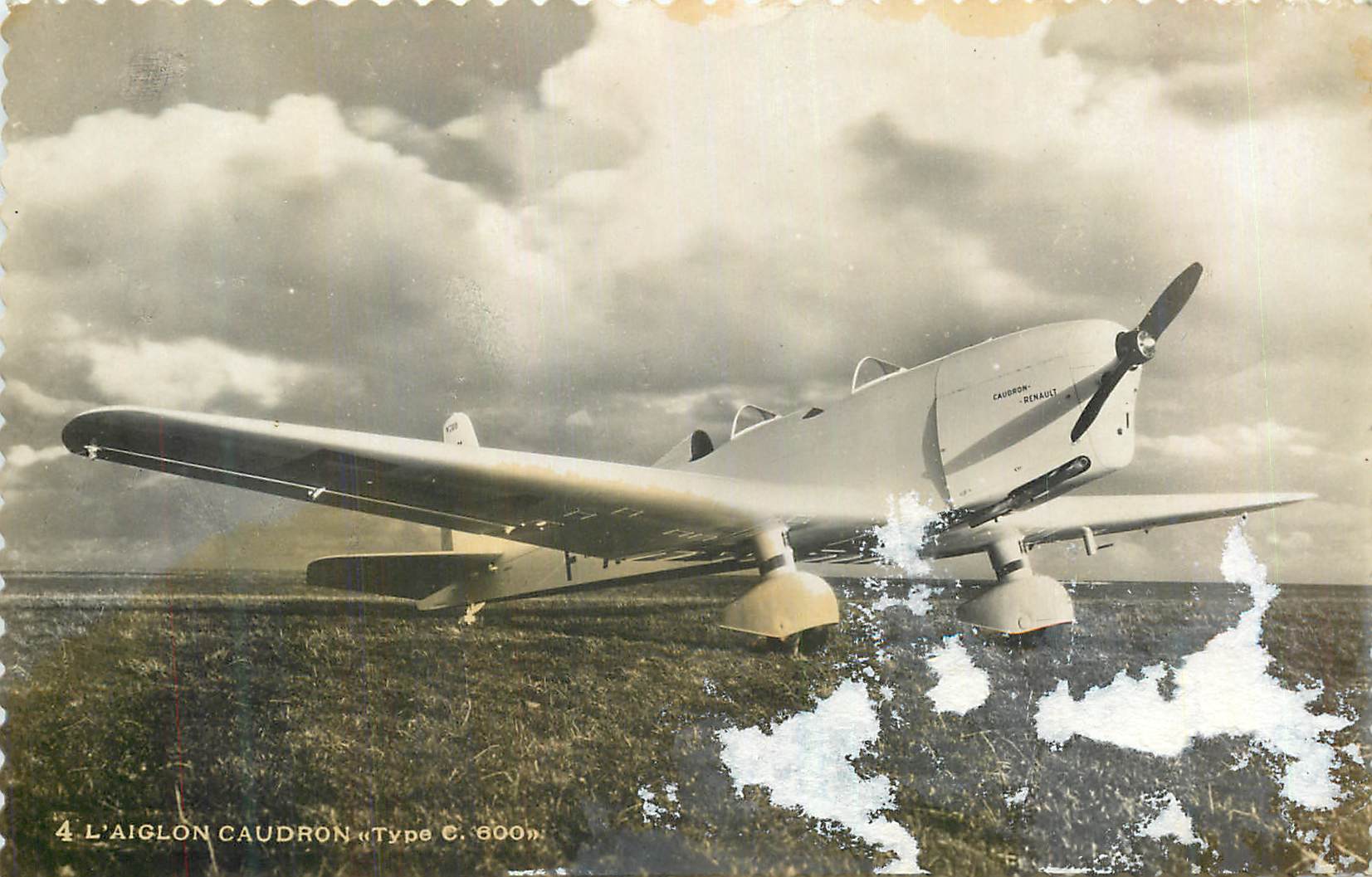 CPM L Aiglon Caudron Moteur Renault Bengali too CV Avion Aviation
