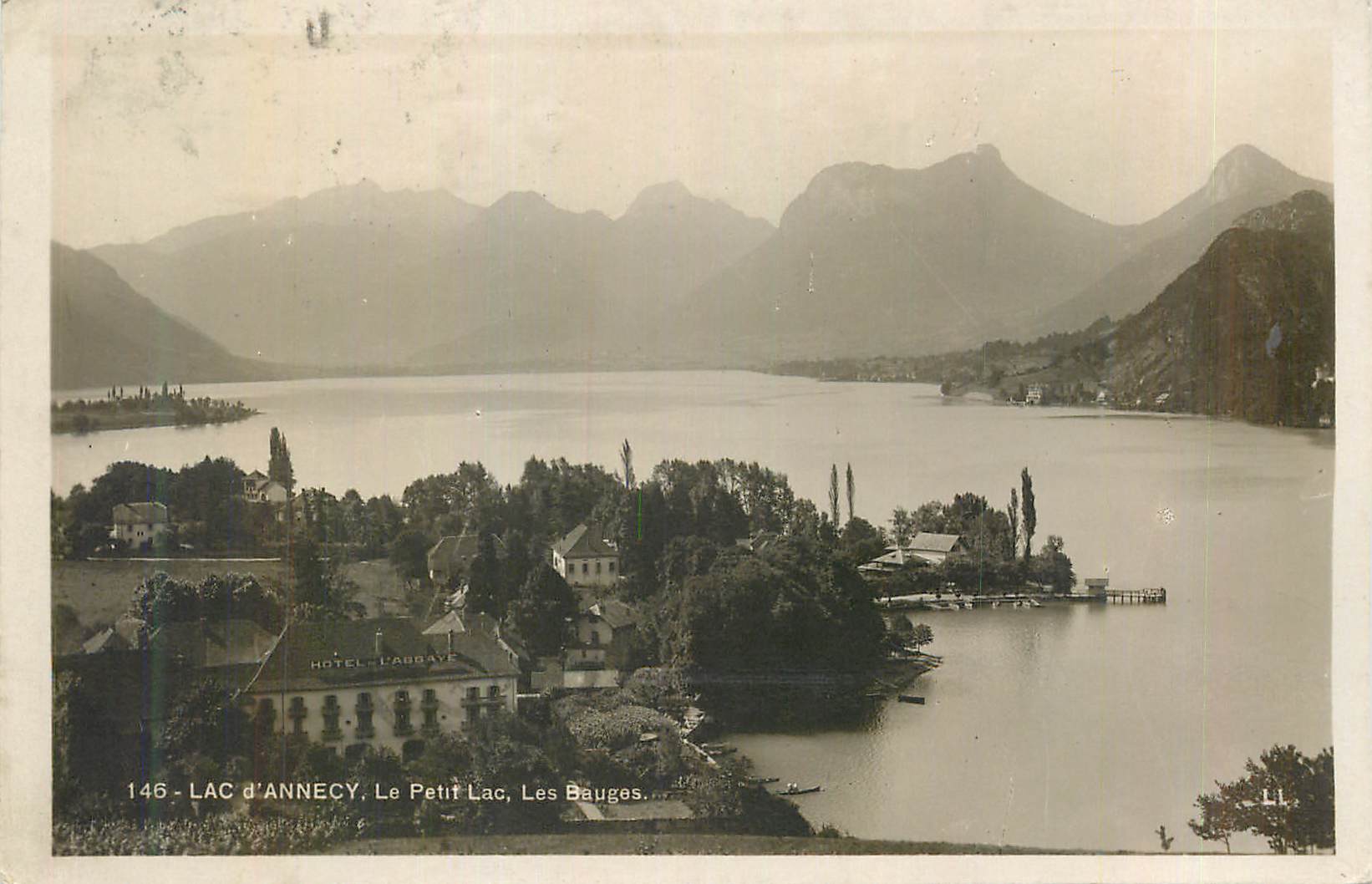 CPM Lac d Annecy Le Petit Lac Les Bauges 