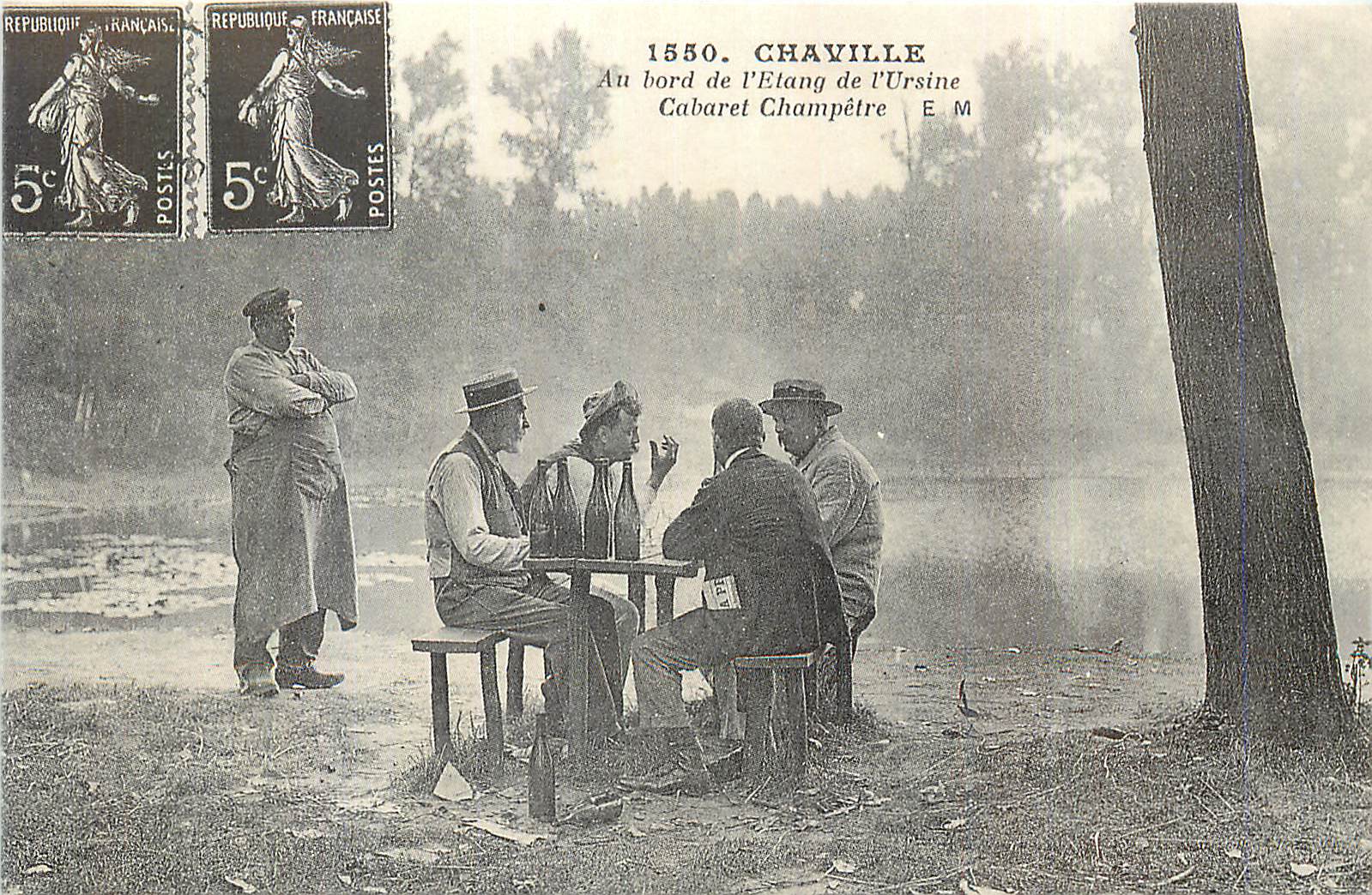 REPRO Chaville Au bord de l Etang de l ursine Cabaret Champetre 