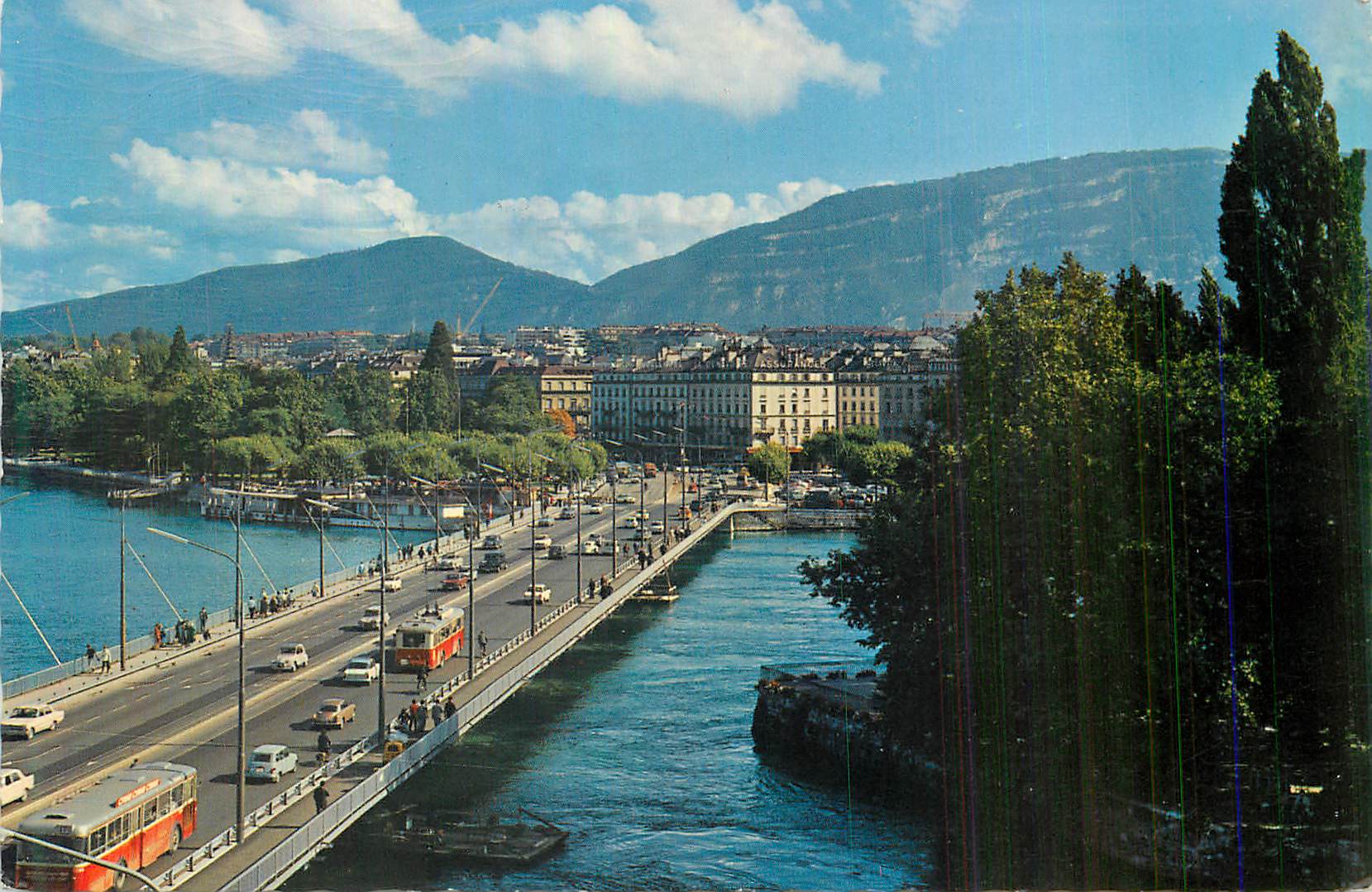 CPM Geneve Le Pont du Mont Blanc 