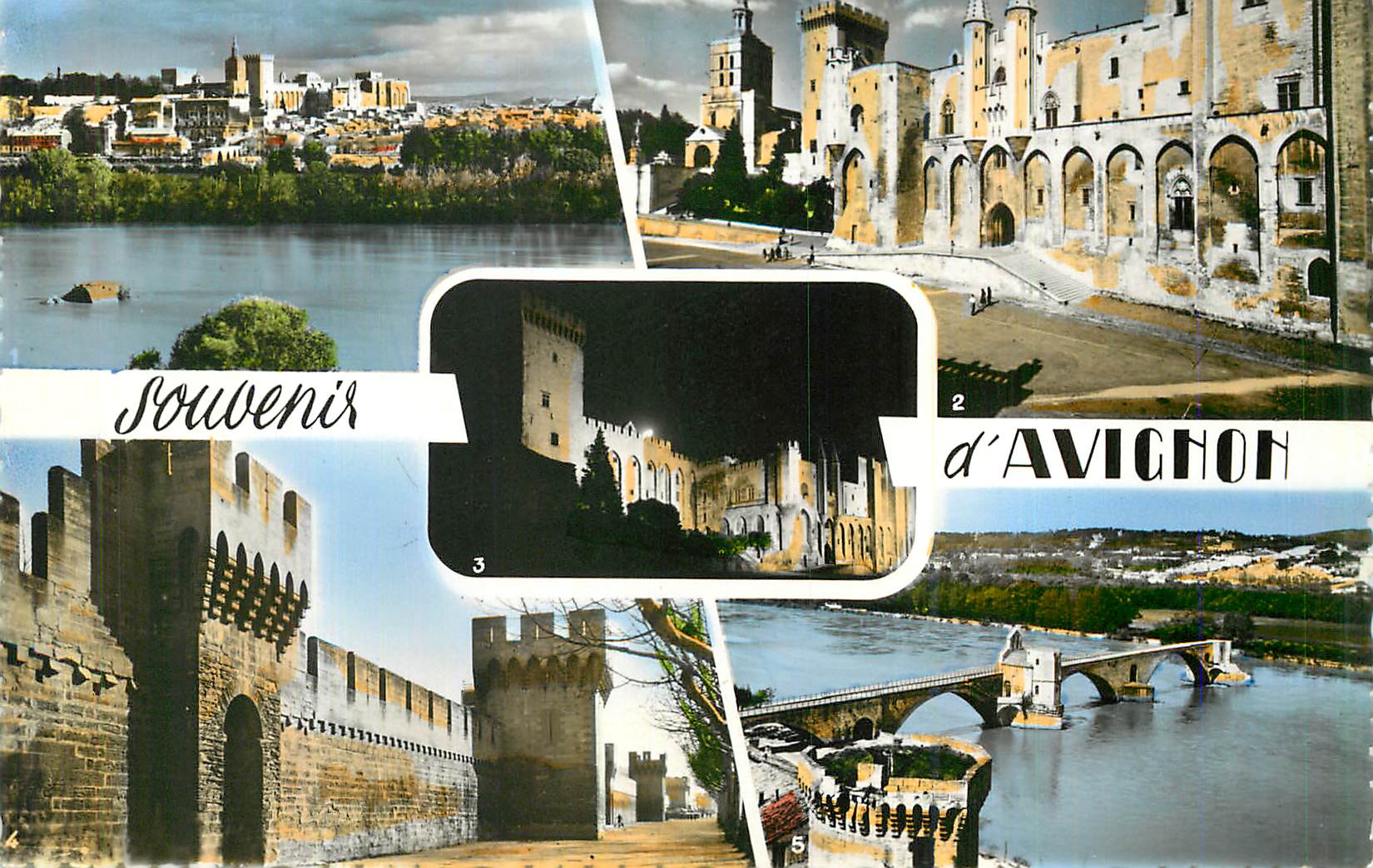 CPM Avignon Avignon et le Palais des Papes vus de Villeneuve 