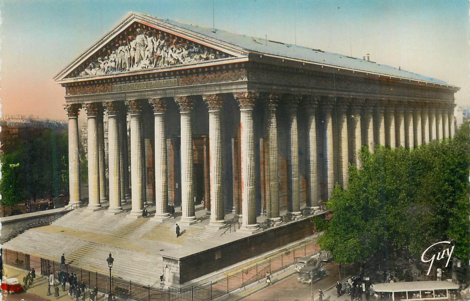 CPM Paris Eglise de la Madeleine 