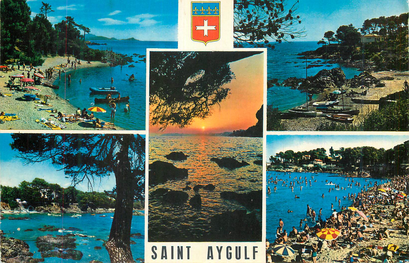 CPM Saint Aygulf Var La Plage du Four a Chaux 