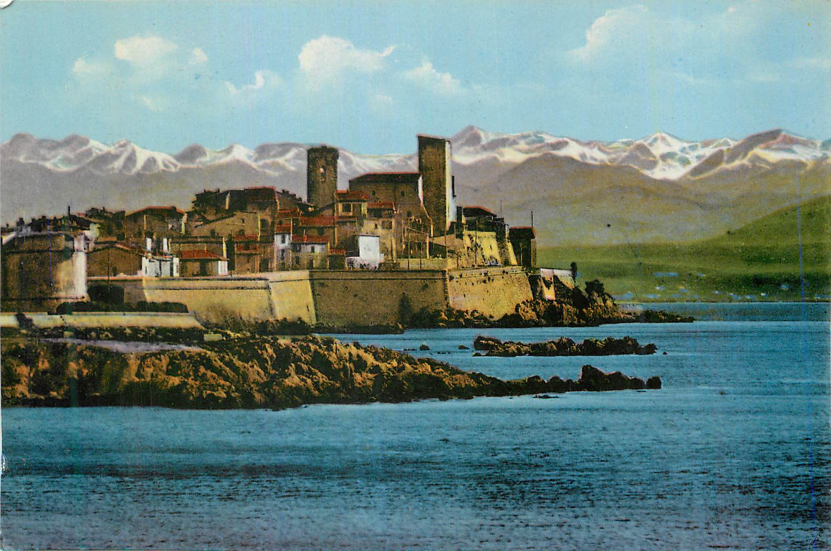 CPM Antibes et la Chaine des Alpes 