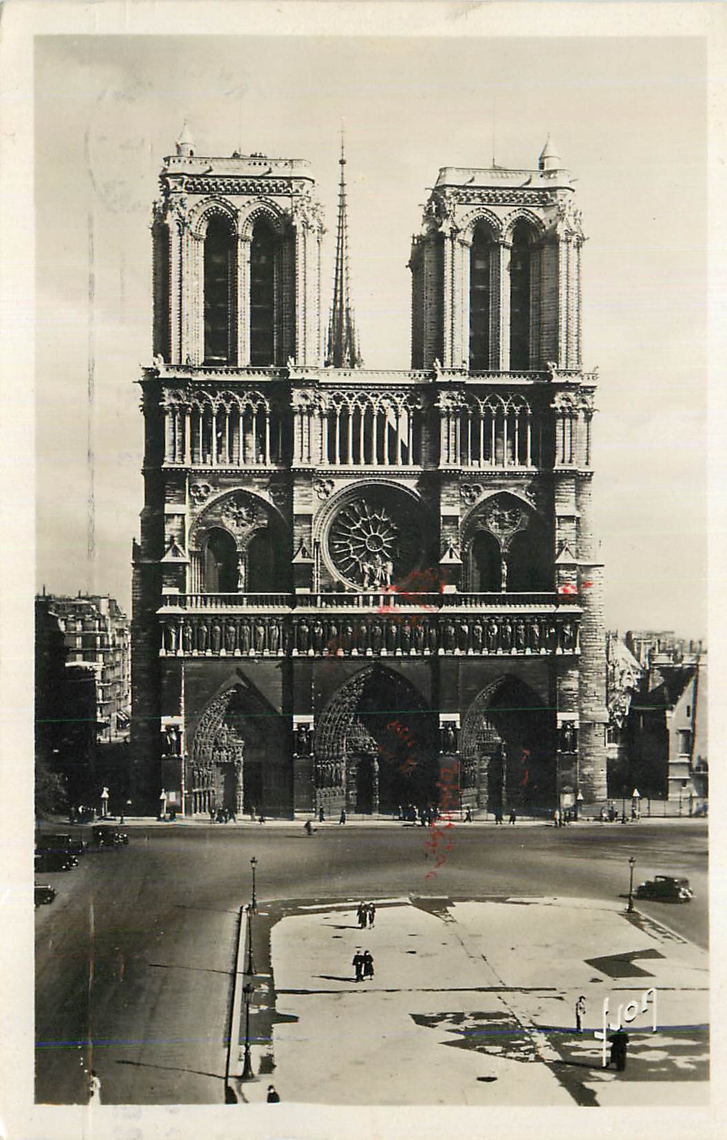 CPM Paris Notre Dame Facade 