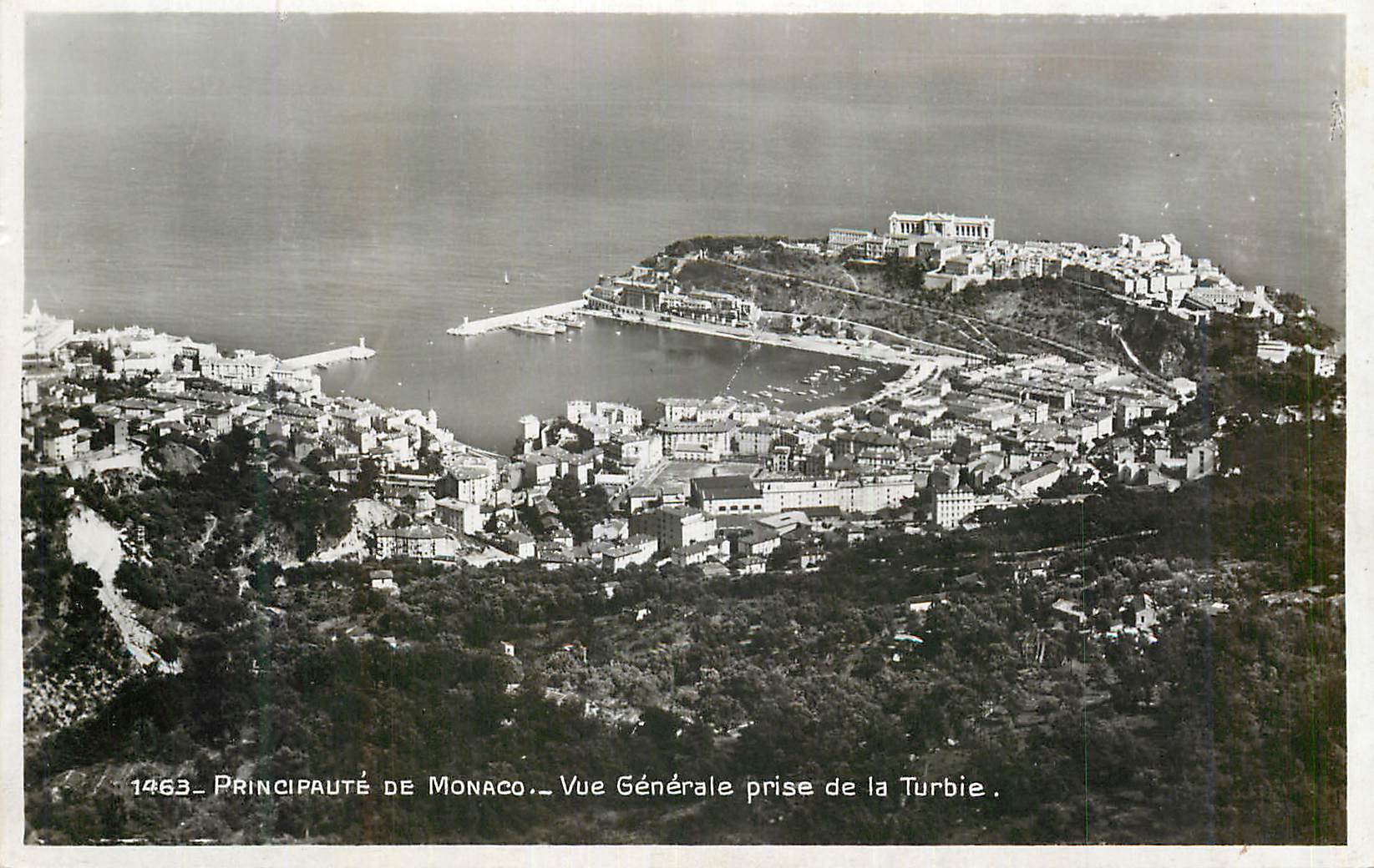 CPM Principaute de Monaco Vue generale prise de la Turbie 