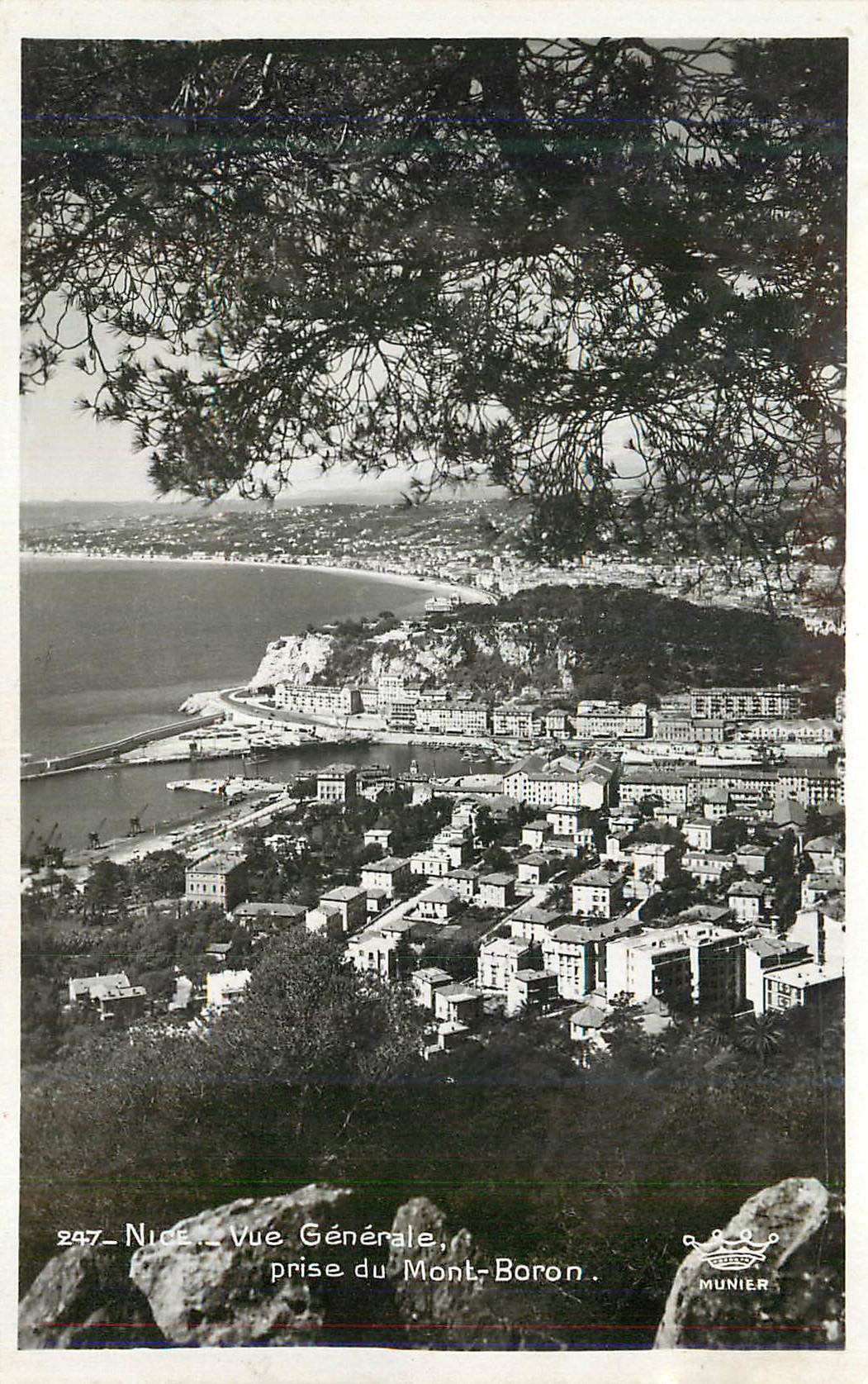 CPM Nice Vue generale prise du Mont Boron 