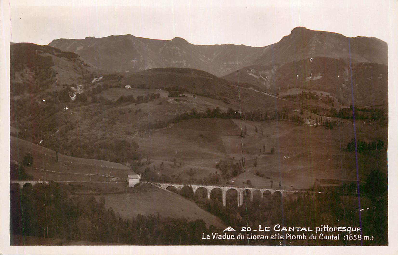 CPM Le Cantal Pittoresque Le viaduc du Lioran et la Plomb du Cantal 