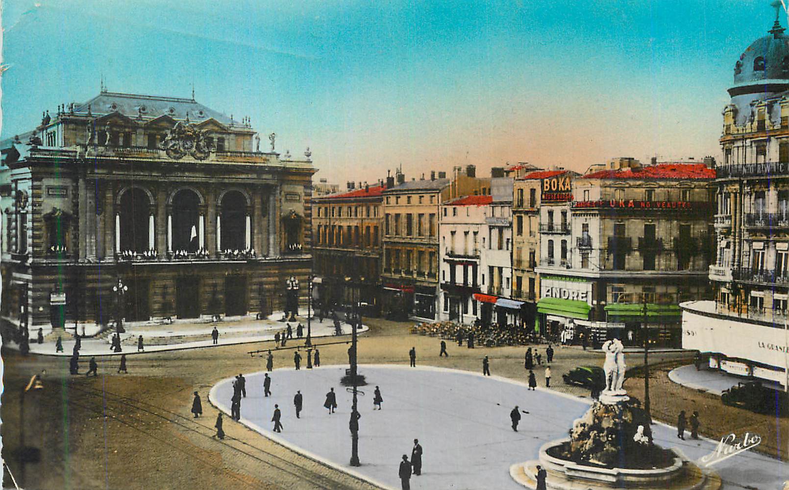 CPM Montpellier Place de la Comedie Le Theatre 