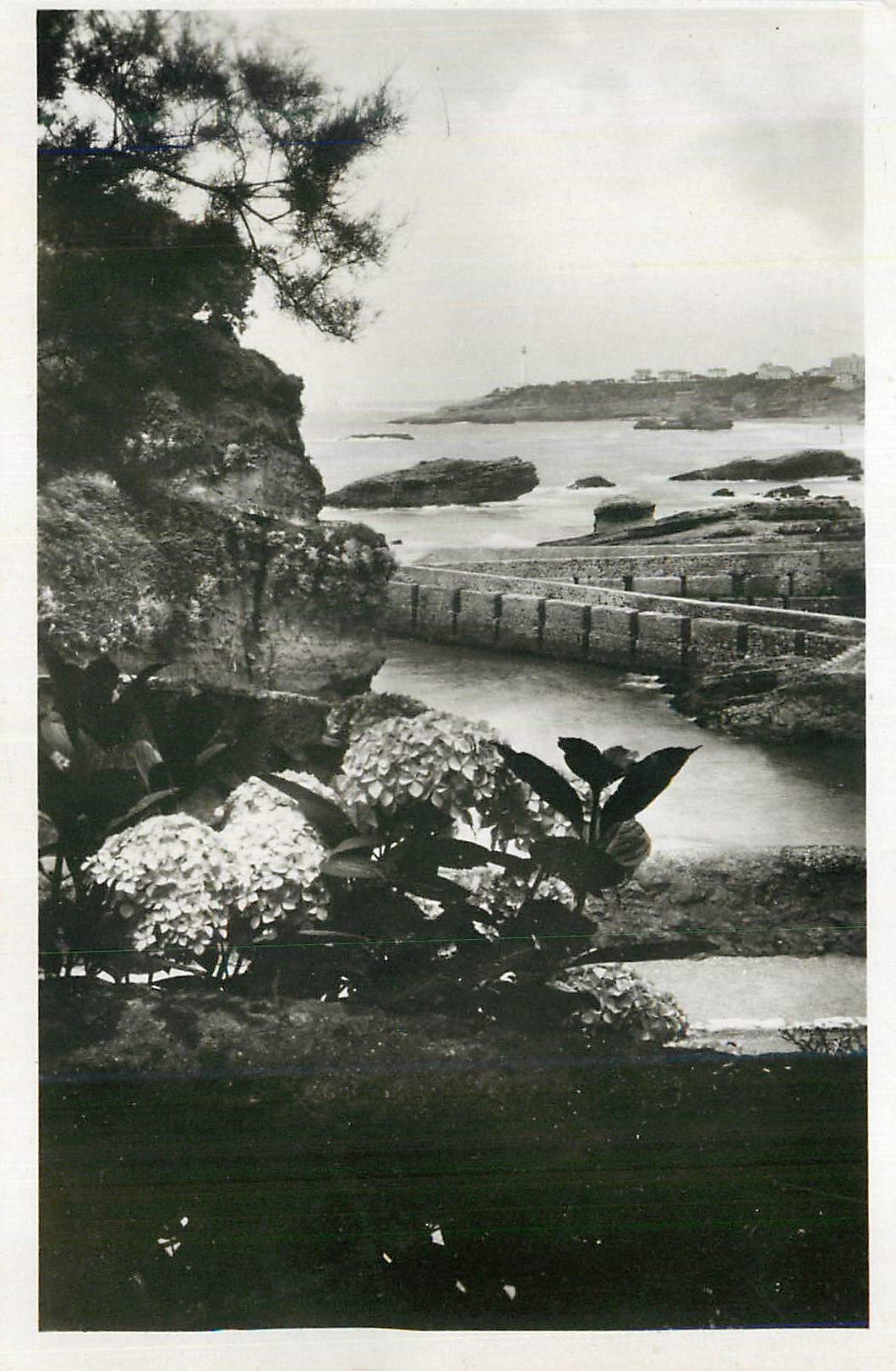 CPM Biarritz Port des Pecheurs Les rochers et le Phare 