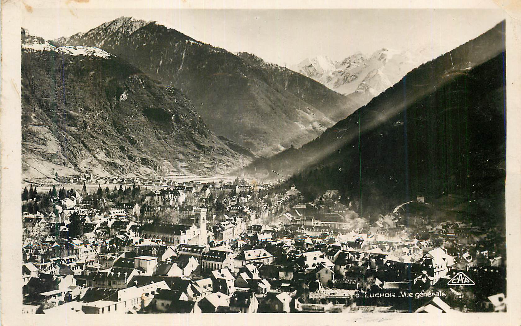 CPM Luchon Vue generale 