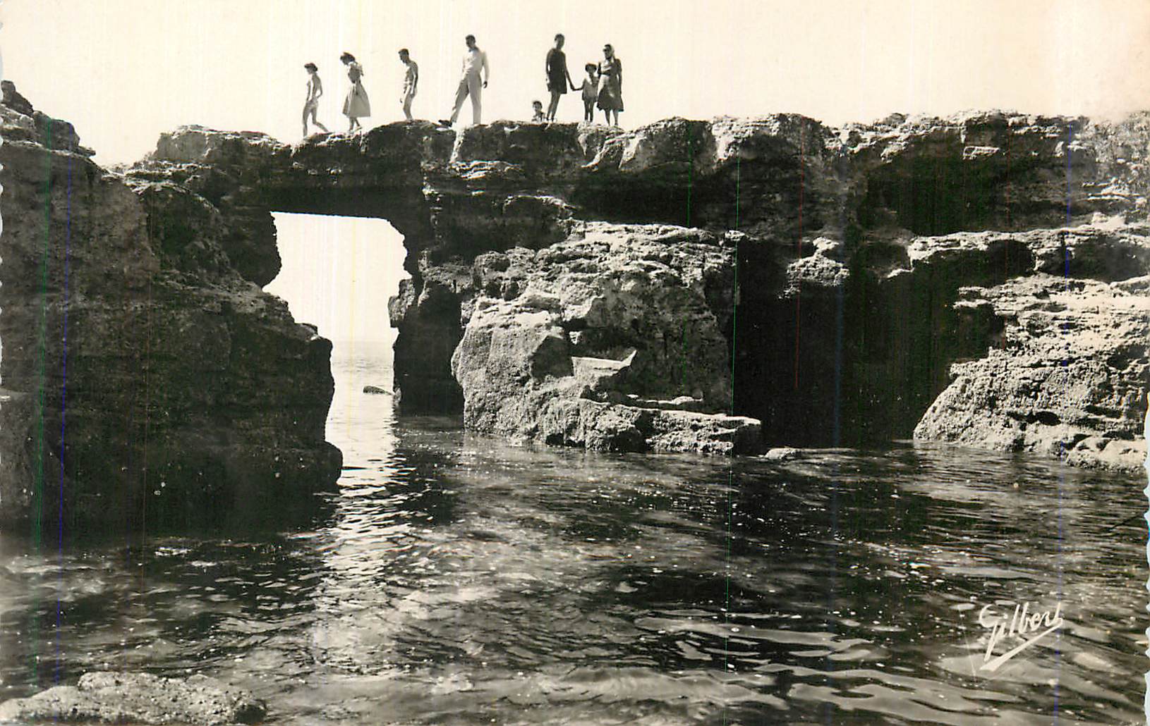 CPM St Palais sur mer Le Pont du Diable 