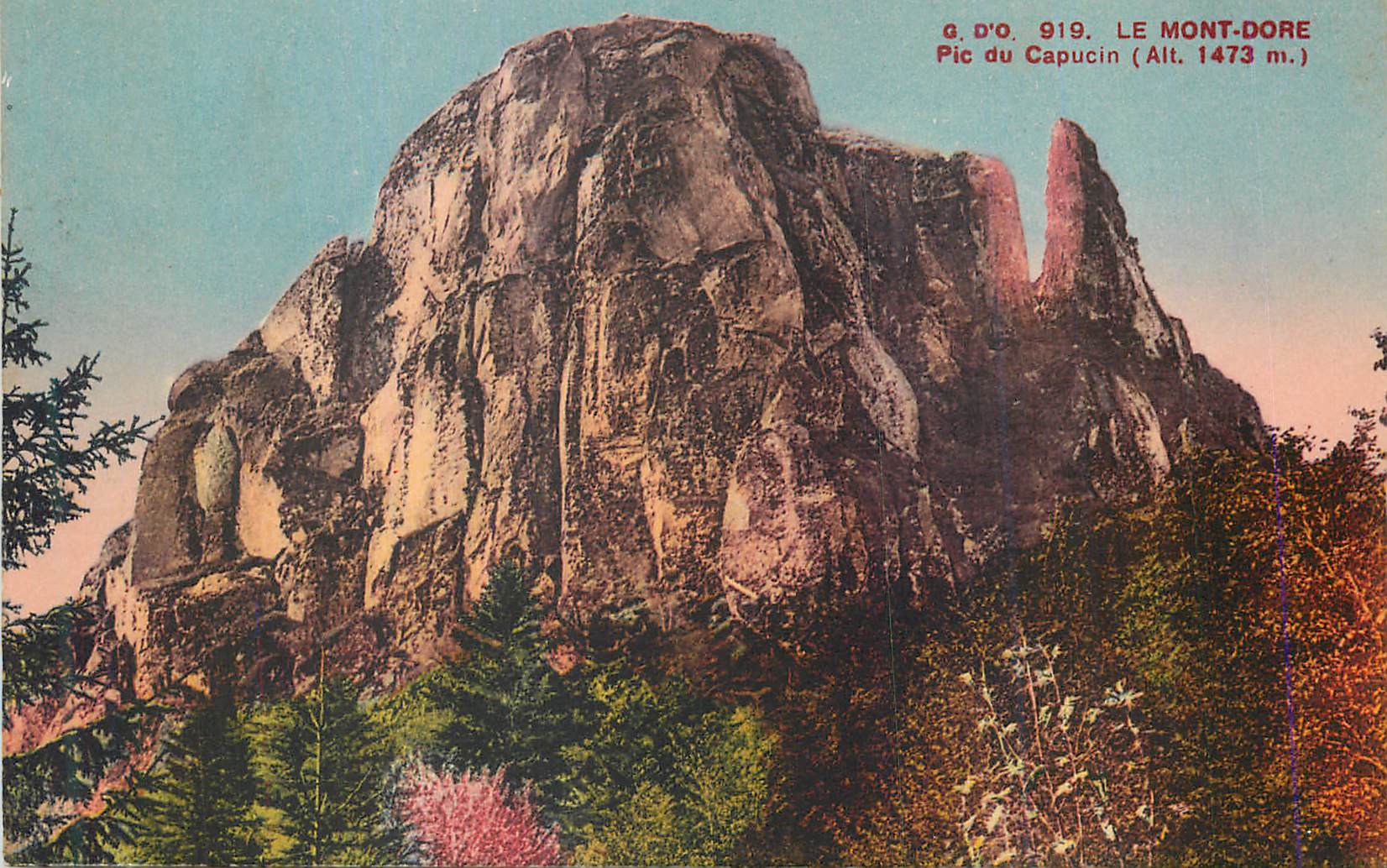 CPM Le Mont Dore Pic du Capucin 