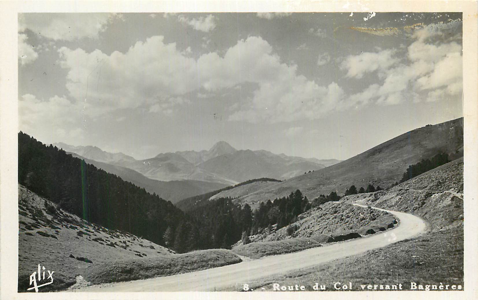 Route du Col versant Bagnères — Glix