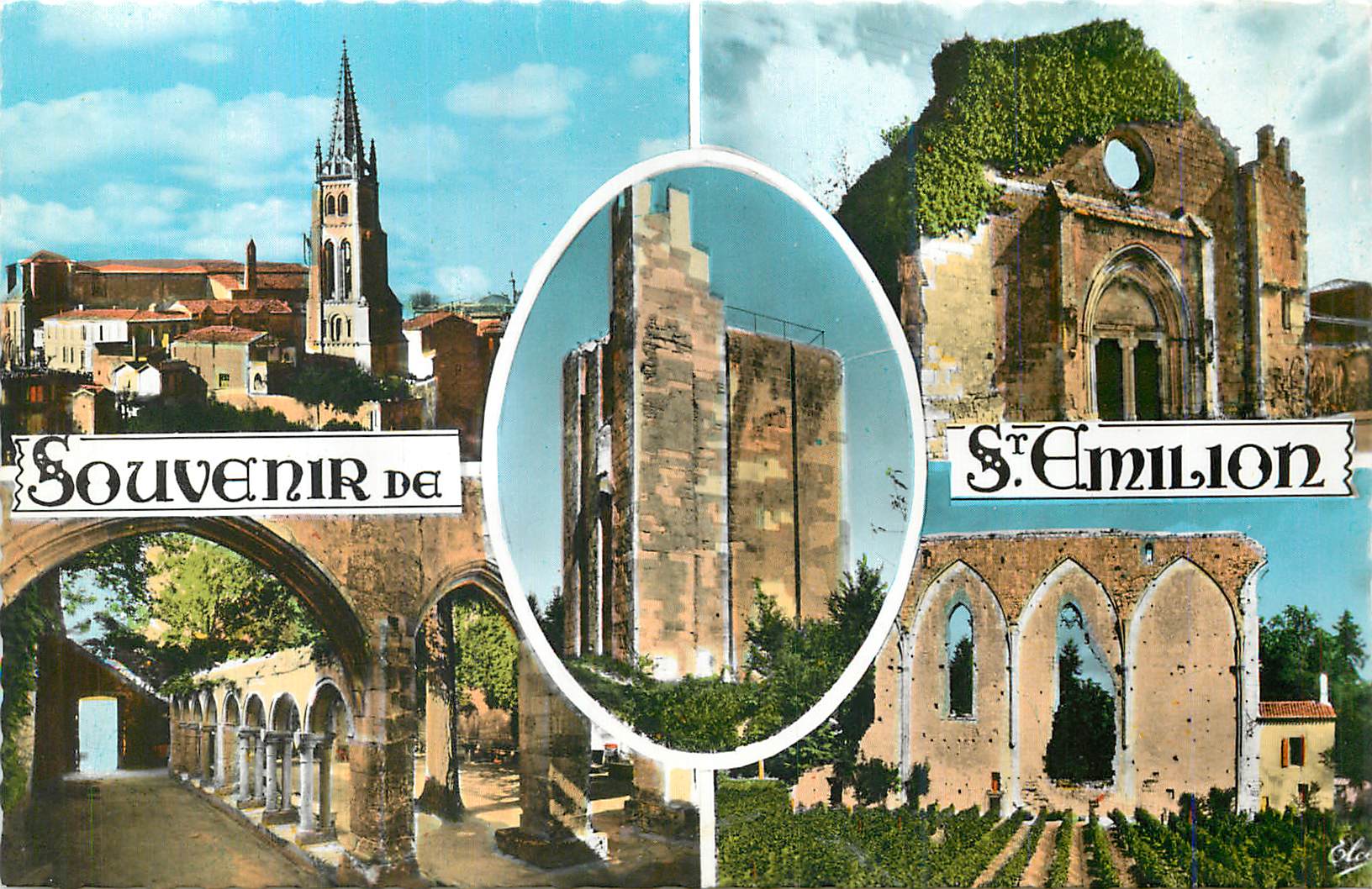 CPM Saint Emilion Le Clocher Chapelle des Cordeliers 