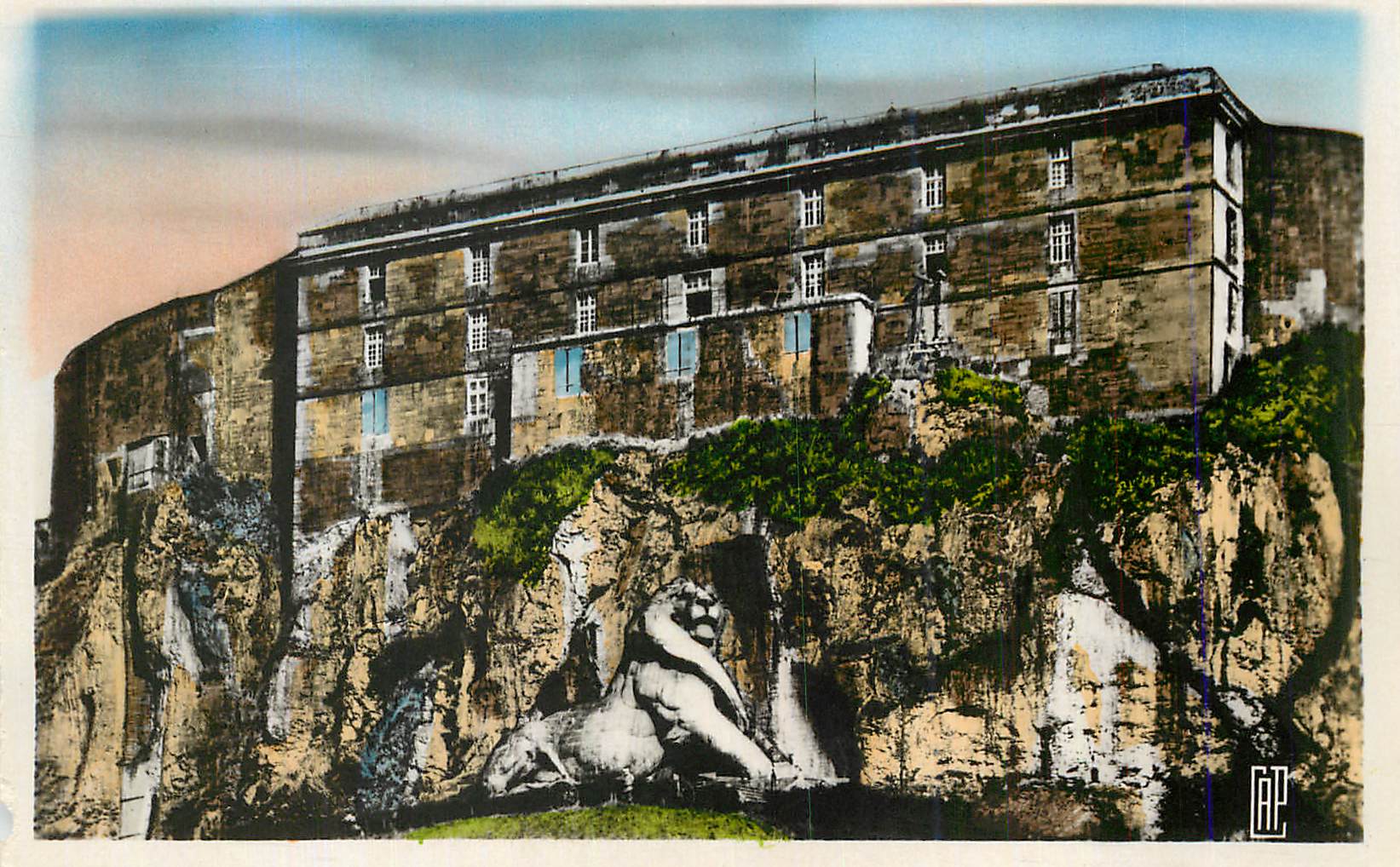 Château de Falaise — vue panoramique — éditeur R.P. n° 123