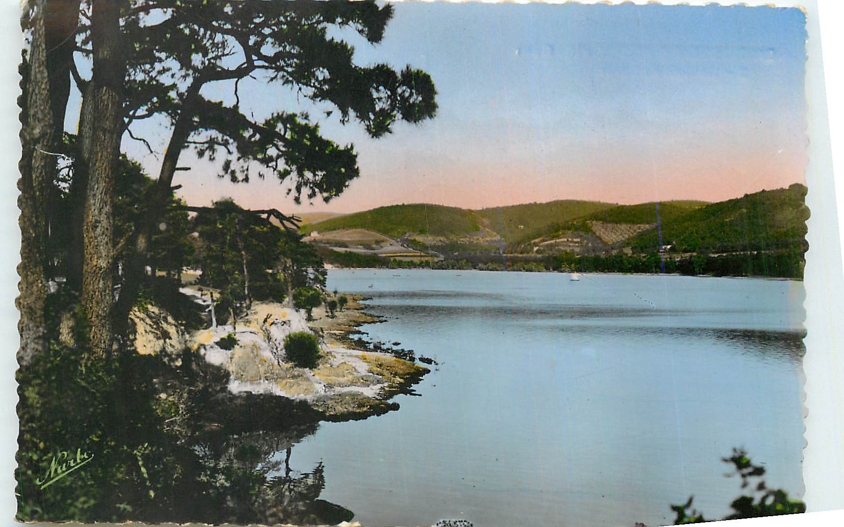 Lac de Sainte-Croix — vue depuis la rive — éditeur Parko