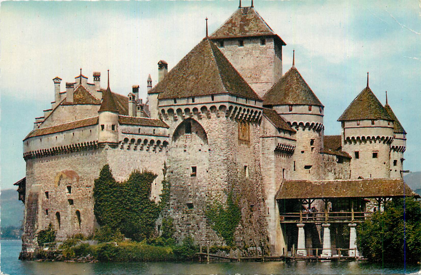 Château de Chillon — lac Léman — Suisse — éditeur non visible