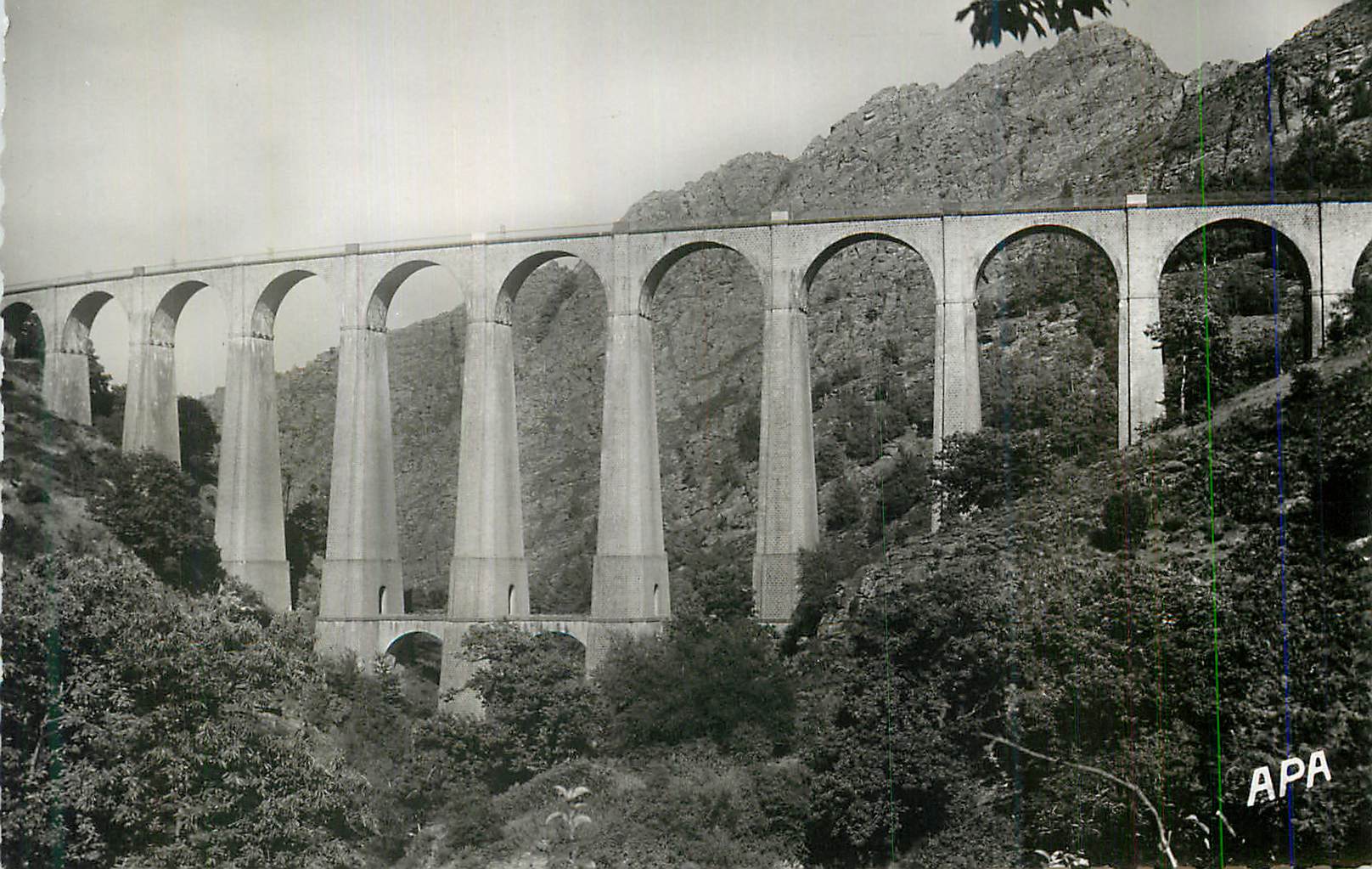 CPM Villefort Lozere Le viaduc 