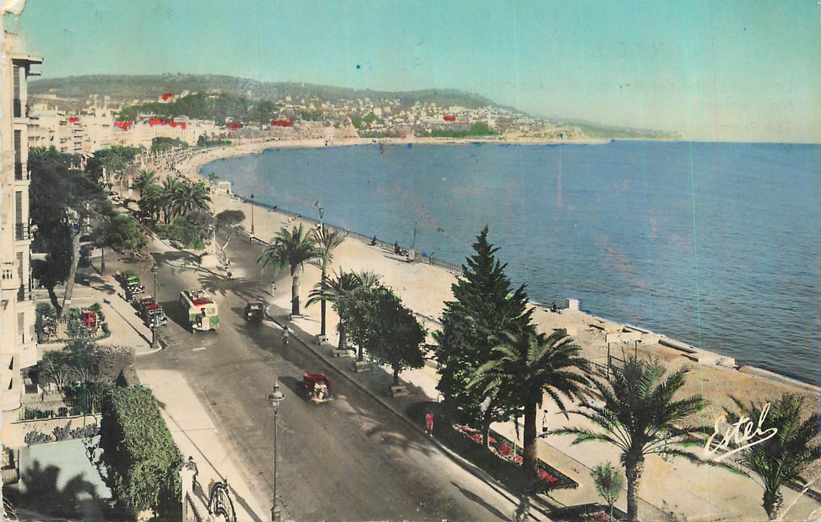 CPM Nice La Promenade des Anglais et la Pointe du Mont Boron 