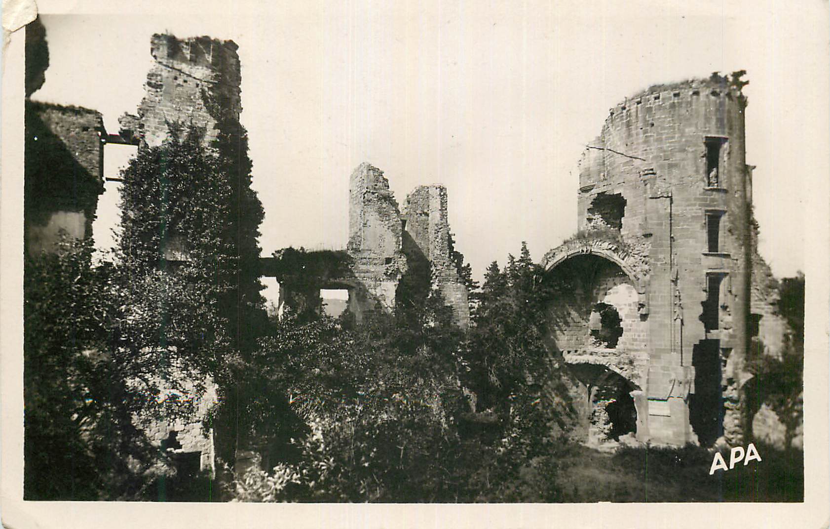 CPM Lagarde Ariege Ruines du Chateau Residence de la famile de Levis 