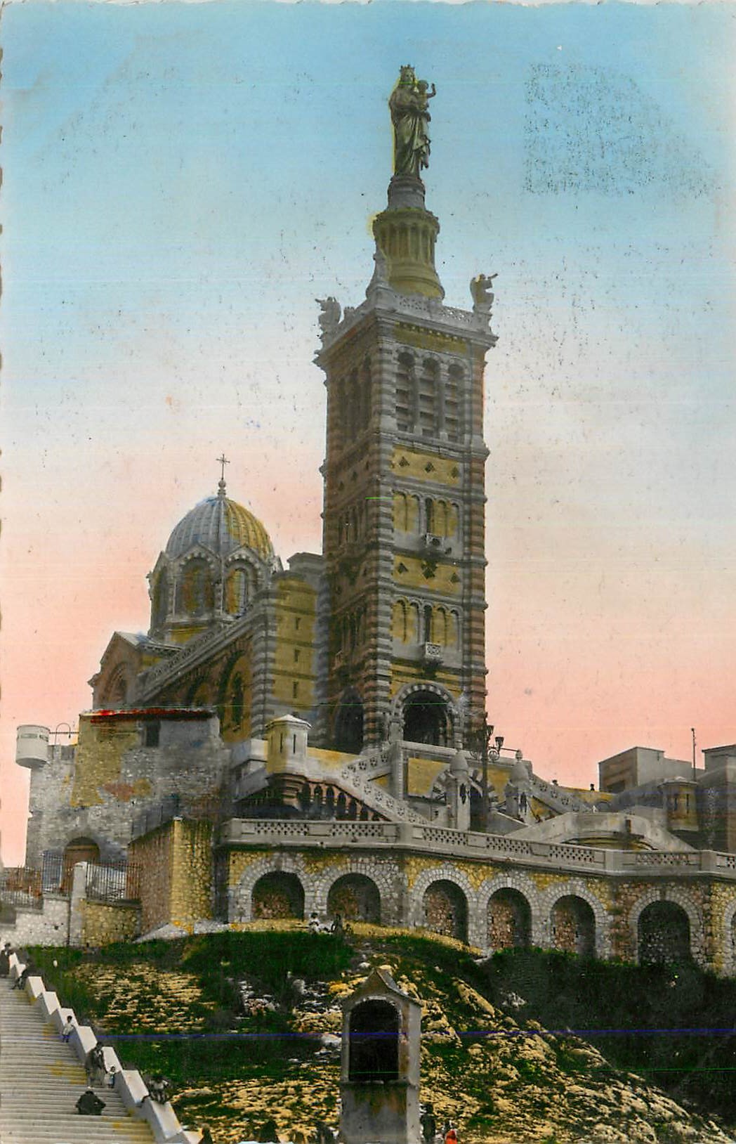 CPM Marseilles Basilique de Notre Dame de la Garde 